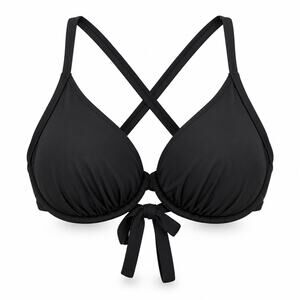 SKYE Hilary Black DD Cup Underwire Bikini Top NWT Supportive Classic Swim
